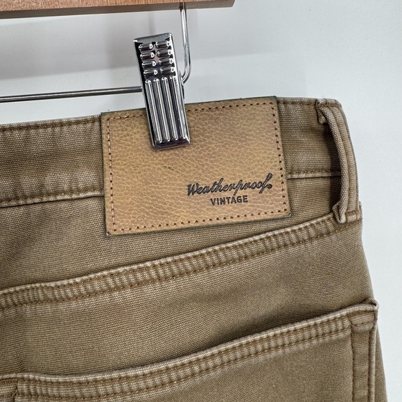 Weatherproof Vintage Pants Mens 34x30 Regular Fit Fleece Lined Stretch Warm - Picture 4 of 11